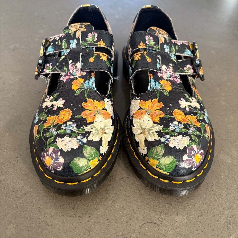 Dr. Martens Darcy Mary Jane Shoes Dark Floral 8065 Black Double Strap
Chunky 6 - Picture 2 of 12